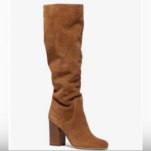 MICHAEL KORS Leigh Suede Knee High Boots Size 7